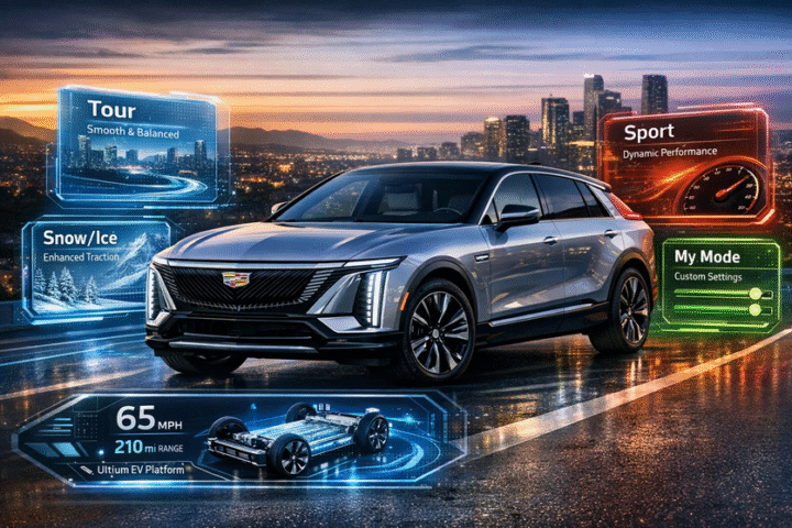 Do the Driving Modes in Cadillac Lyriq Offer Different Ranges or Battery Usages?